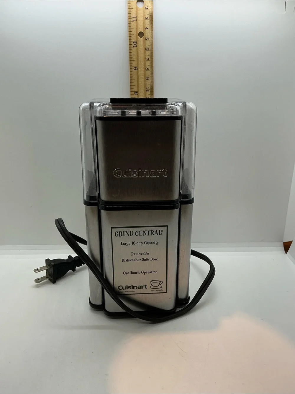 Working Cuisinart Grind Central Coffee Grinder 18 Cup Capacity Dcg-12BC
